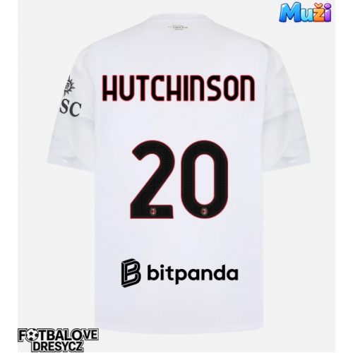 AC Milan Omari Hutchinson #20 Venkovní Dres 2026-27 Krátký Rukáv AC Milan Omari Hutchinson #20 Venkovní Dres 2026-27 Krátký Rukáv